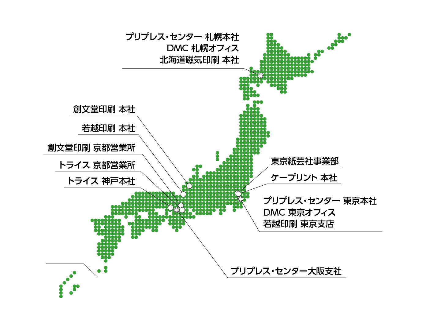 グループ会社所在地